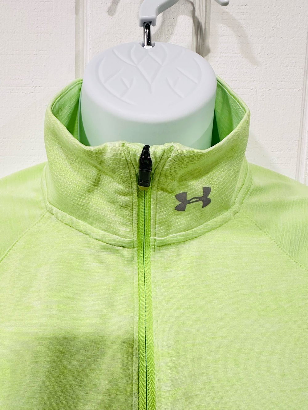 Under Armour Lime Green Half-Zip Performance Pullover